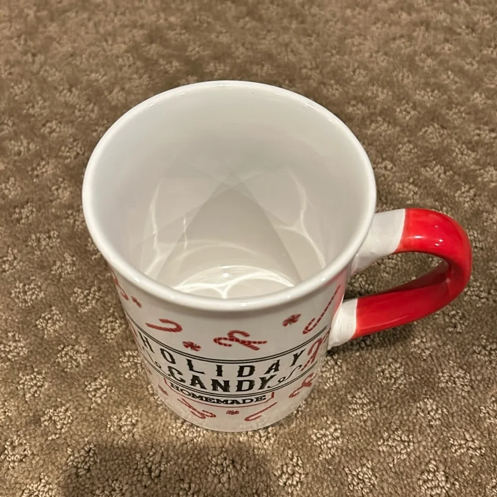 Festive Christmas Holiday Candy Homemade Holiday Mug New candy canes
